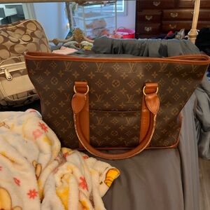 Louis Vuitton Dark Brown Monogram Tote